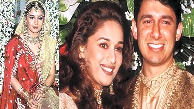 Madhuri's husband had no idea who Shah Rukh-Salman were!