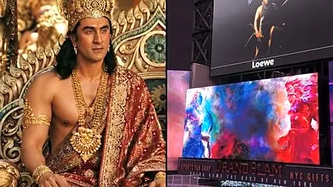 Tiwari's 'Ramayana' trailer debuts at Times Square, Kapoor and Yash