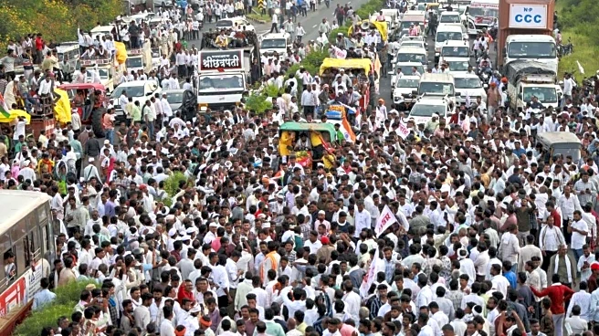 Maharashtra farmers block highway; threaten to stop trains over loans