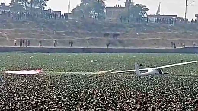 IAF's trainee aircraft crashes into water body in Prayagraj