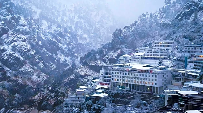 Vaishno Devi yatra suspended due to heavy snowfall in J&K