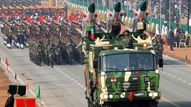 Republic Day parade begins; India's military might on display