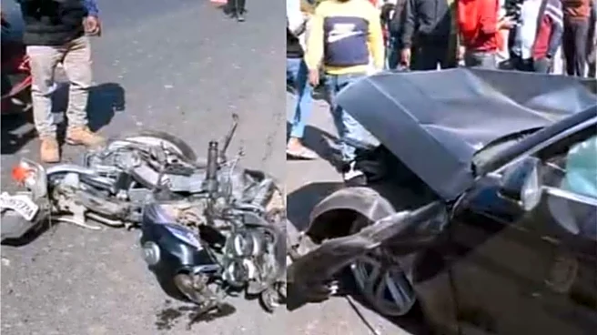 MP: Speeding Audi runs over family on motorcycle, 3 killed