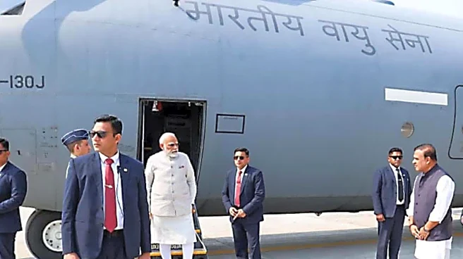 C-130J with PM Modi makes historic landing on Assam highway