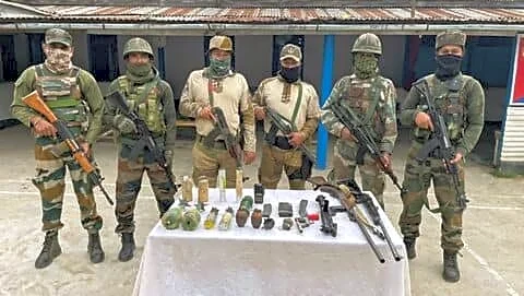 Authorities in Manipur arrest militants over extortion and seize weapons