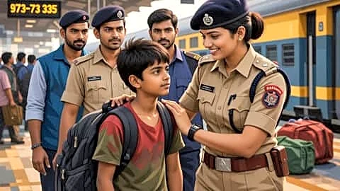Police find and rescue runaway children at Delhi railway stations
