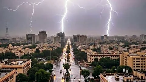 IMD warns of thunderstorms, 50km/h winds in Delhi NCR
