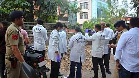 Police detain 7 after Chandigarh explosion following Haryana train arrests