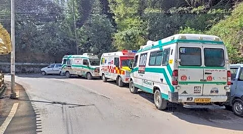 Himachal Pradesh ambulance strike targets Medswan Foundation over unpaid wages