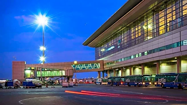 Aerobridge ceiling panel falls on flyer's head at Hyderabad airport