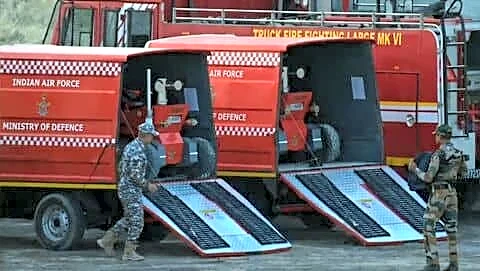 Indian Air Force demonstrates FF bot to protect military bases