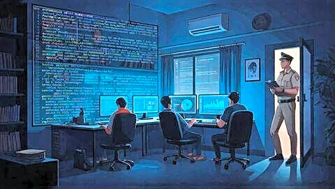 Delhi Police uncovered online exam cheating using remote desktop software