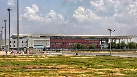 Prime Minister Narendra Modi inaugurates Noida International Airport in Jewar