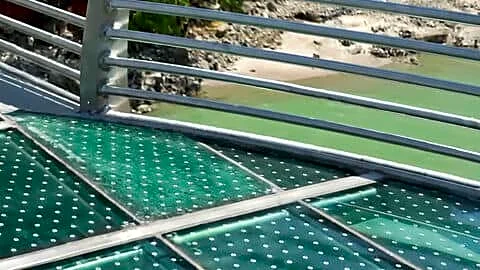 Bajrang Setu glass footbridge damaged at 1 end in Rishikesh