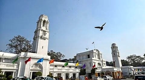 Uttar Pradesh businessman with bipolar drives through Delhi assembly gate