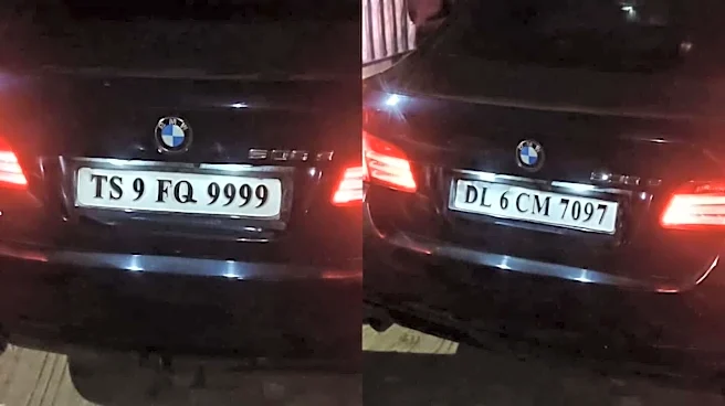 Hyderabad: Drunk doctor's BMW sports James Bond-style flipping number plate