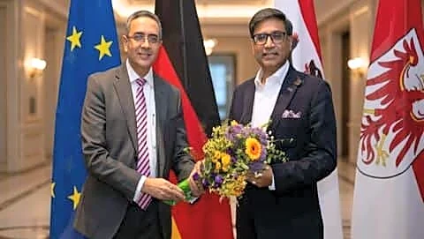 Vikram Misri leads Berlin talks on trade defense technology green-energy