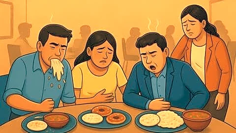 Nearly 100 employees hospitalized after eating at north Bengaluru canteen