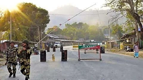 Manipur valley under shutdown after mortar blast kills 2 minors