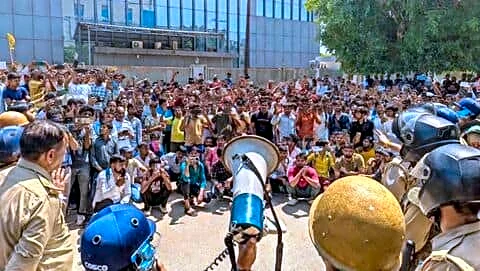 Noida arrests strain families after workers demand ₹18,000-₹20,000 monthly wages