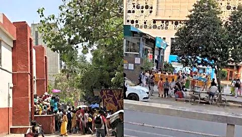 Delhi's Rohini packed for 'Mahashivapurana Katha' led by Pradeep Mishra