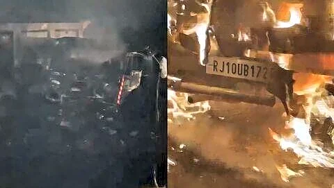 Three killed 5 injured in crash on Pilani-Sadulpur road