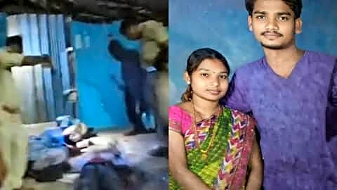 Kamareddy woman Lakshmi held after husband Kodanda Shivaji dies
