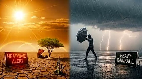 IMD alert April 30 to May 4, 2026: Northeast rainfall, Vidarbha heatwave
