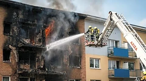 Indirapuram high rise fire damages Ghaziabad homes, triggers financial fallout