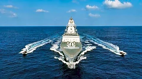 Indian Navy receives 4th Project-17A Nilgiri-class frigate named Mahendragiri
