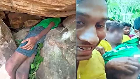Nayagarh boy Shiba Pradhan stuck in crevice for 8 hours
