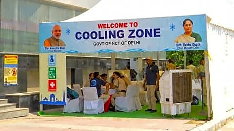 Delhi opens cooling zones as heat tops 40 degrees Celsius
