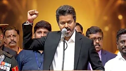 C Joseph Vijay oath in Chennai features full Vande Mataram