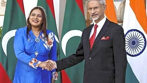 Iruthisham Adam makes 1st official India visit, meets S. Jaishankar