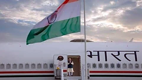 Narendra Modi arrives in Netherlands to meet Dutch leaders