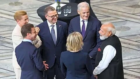 Narendra Modi says Nordic investments rose about 200% trade quadrupled