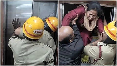 Firefighters rescue 9 trapped in Vishal Mart elevator in Shivamogga