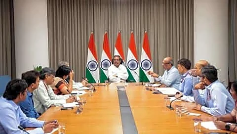 Dharmendra Pradhan meets security ahead of NEET re-exam June 21