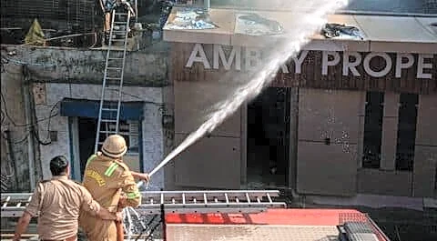 Two Ghaziabad fires at printing-ink factory and workshop, no injuries