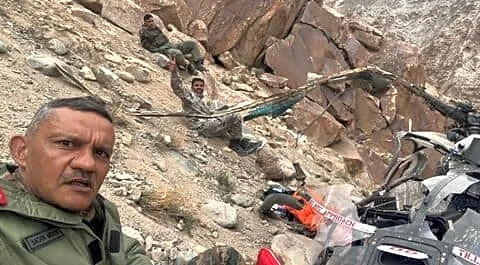 Three Indian Army officers injured in Leh helicopter crash