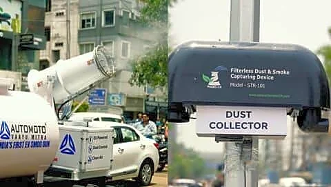 Delhi begins innovation challenge air-cleaning technology trials to tackle pollution