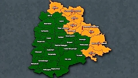 IMD issues orange alert for heatwave in 9 Telangana districts