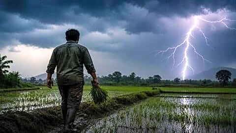 Hosoklu Roshan Balakrishna killed by lightning on farm near Mysuru
