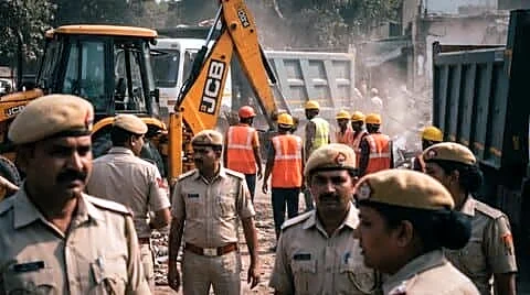 Four-story building near Saket metro station collapses, 3 dead