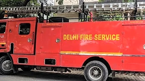 Fire breaks out on spa's 2nd floor in central Delhi