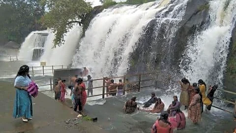 Southwest monsoon hits Kanniyakumari, Thirparappu bathing restricted and downpours expected