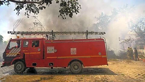 Hotel basement blaze in New Delhi's Humayunpur contained, no injuries