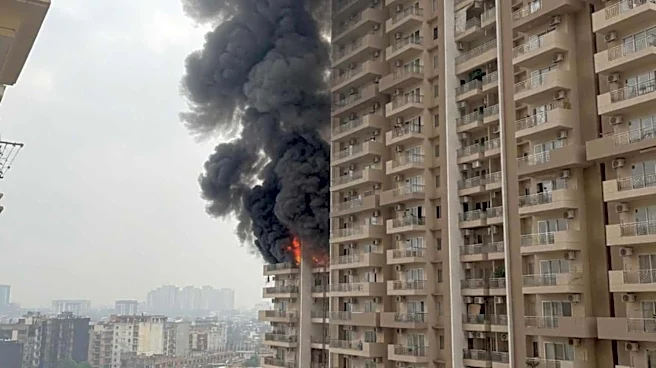 Massive fire reported at Noida high-rise building, another at PG