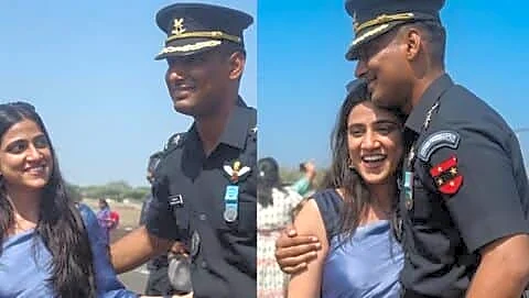 Indian Army personnel's proposal in uniform in ANI viral video