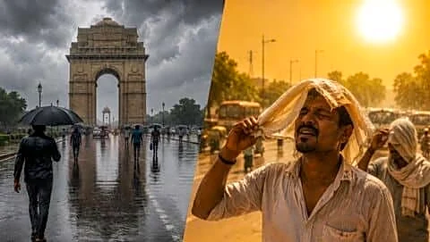 Delhi forecast: IMD says rain today, heat wave next week